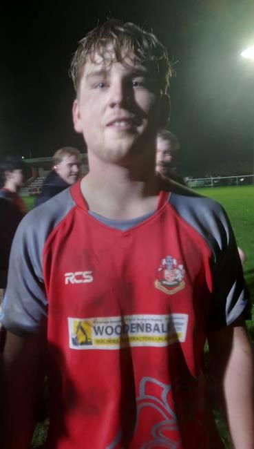 George Jones - grabbed a good try for The Scarlets George Jones - grabbed a good try for The Scarlets